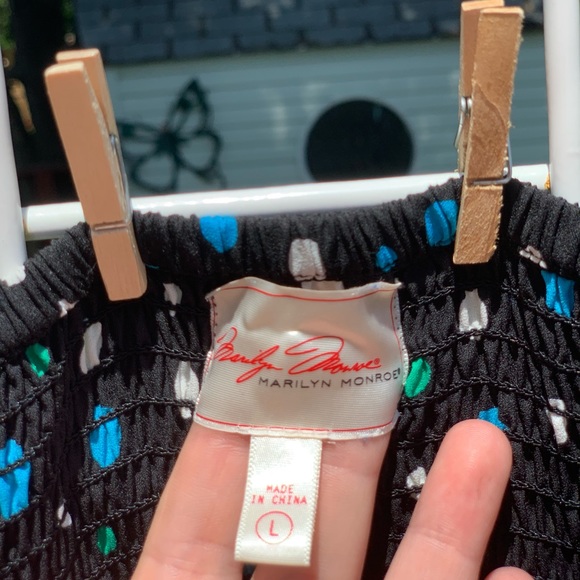 Spaghetti strap polka dot mini dress - Picture 5 of 5